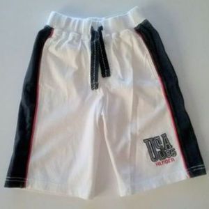 Tommy Hilfiger Boys Shorts White Blue Red USA